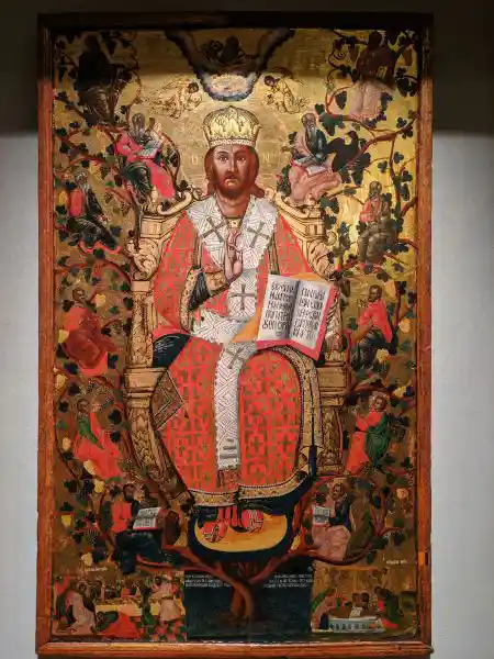 Christ the Vine Icon from Asia Minor